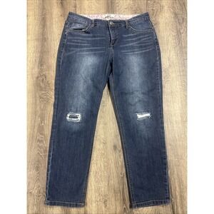 Vintage America Blues Distressed Design Boyfriend Jeans Women's Size 8/29